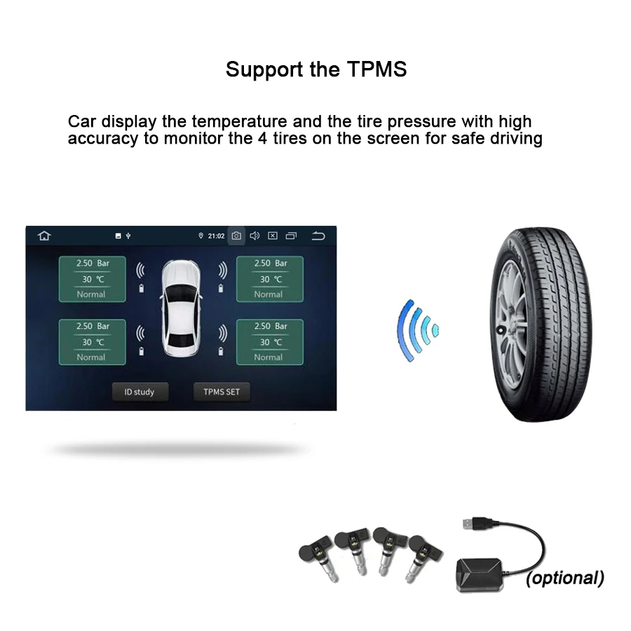 DSP Android 10 0 Восьмиядерный 64G 4G RAM автомобильный медиаплеер GPS Bluetooth Автомобильный