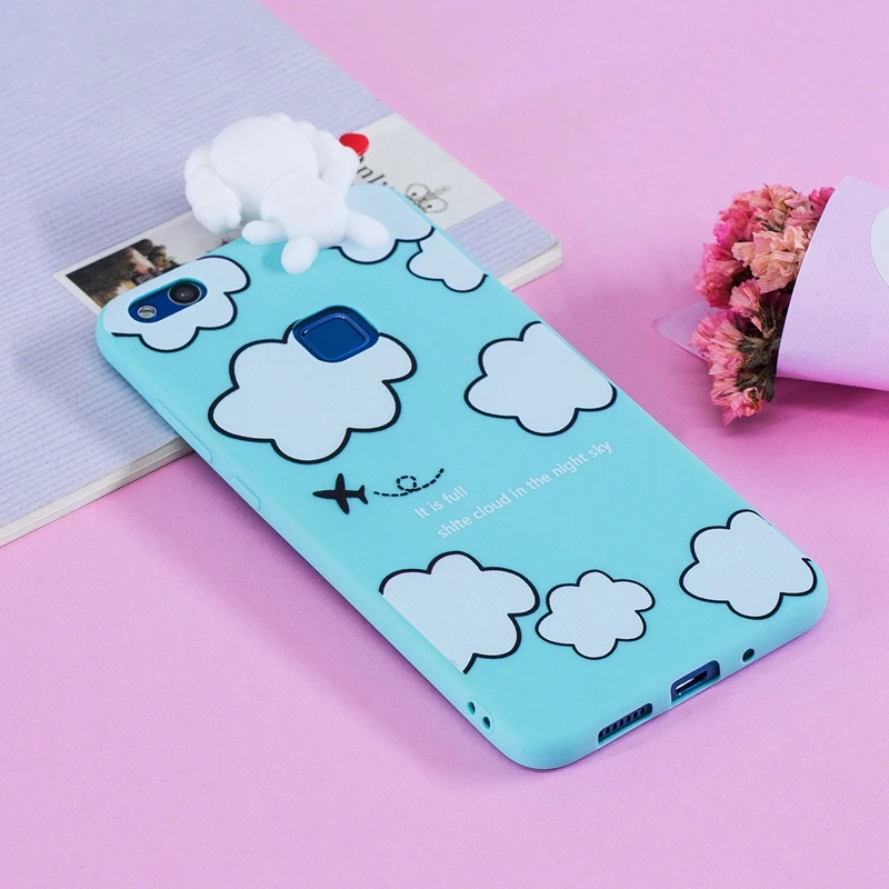 Чехол для Huawei P10 Lite с 3D рисунком кота панды мягкий силиконовый чехол из ТПУ P 10 Huwawei