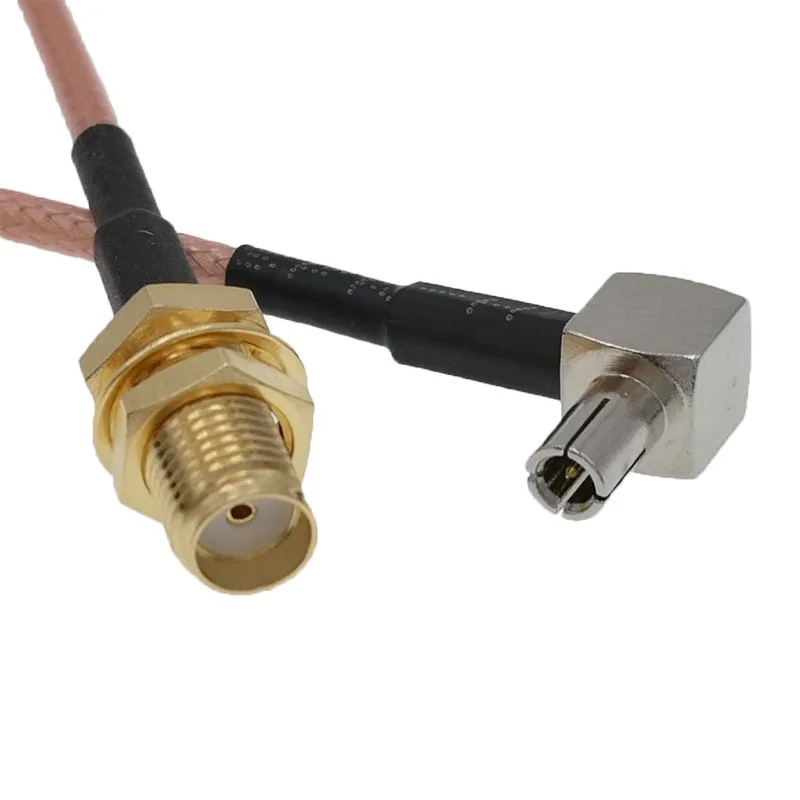10 шт. TS9 мужской кабель с прямым углом к SMA гнезду RG316 Pigtail 8 &quot20 см для HuaWei ZTE AirCard 3G 4G