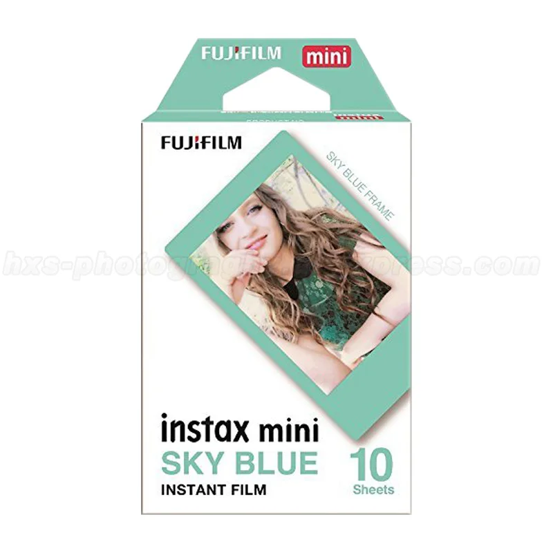 Оригинальная пленка Fujifilm Instax Mini 9 небесно голубая 10 шт. для Fuji 8 50s 7s 90 25 фотокамера