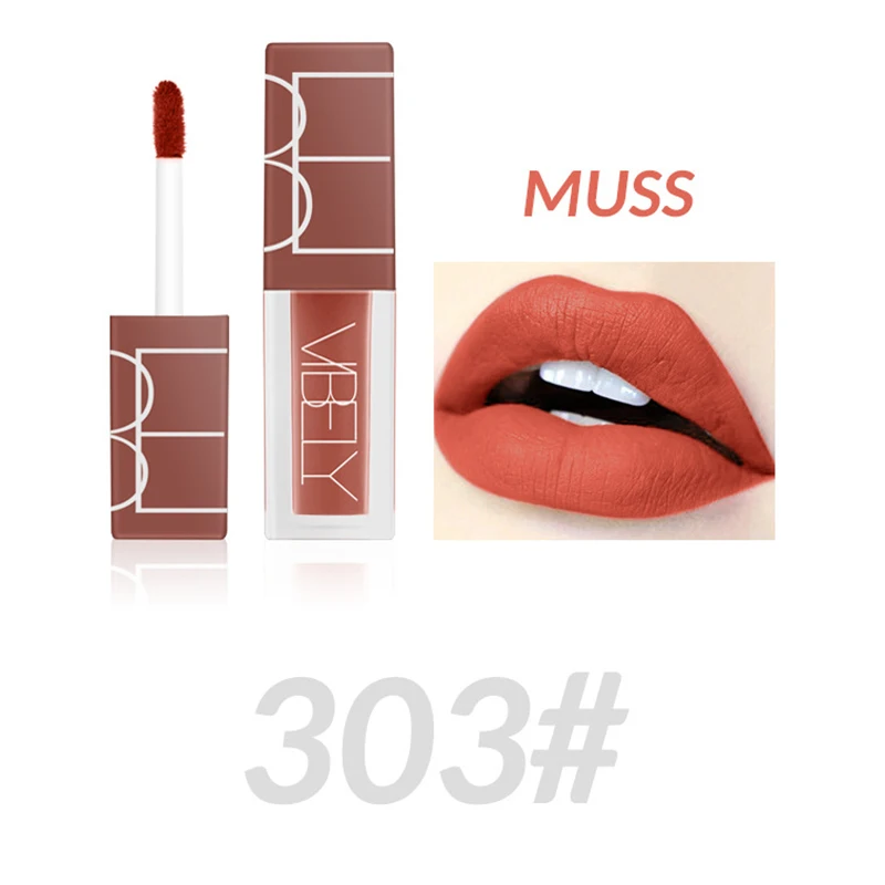 1 Набор жидкая помада для губ глазурь матовая долговечная портативная Мода