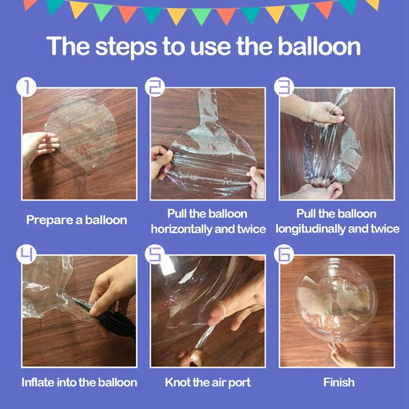 FENGRISE светодиодные светящиеся шары прозрачные круглые воздушные украшение для