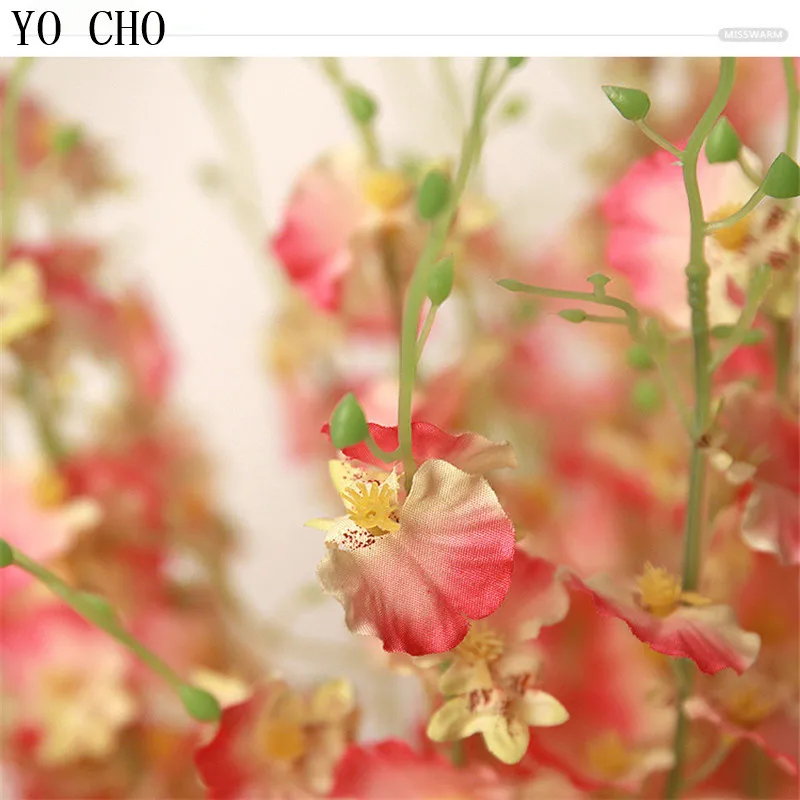 Искусственные цветы YO CHO шелковое свадебное украшение искусственные орхидеи