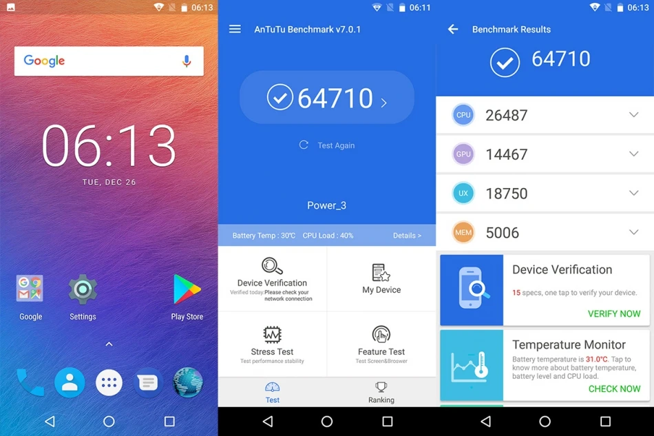 Ulefone power 3 MT6763 восьмиядерный смартфон 6 ГБ ОЗУ 64 Гб ПЗУ 6," 18:9 FHD+ 4 камеры Android 7,1 Face ID 6080 мАч мобильный телефон