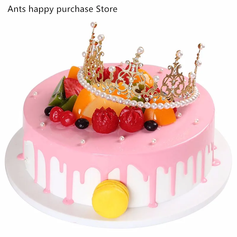 12 дюймов фруктовые Мультяшные искусственные помадки торт поддельные формы торта