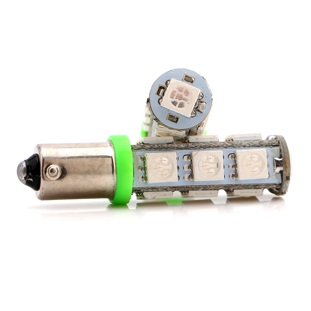 2 шт./лот BA9S 5050 13 SMD 12V 24V DC подсветка карты T4W T11 16111 16113 1895 автомобиля 13led интерьерные