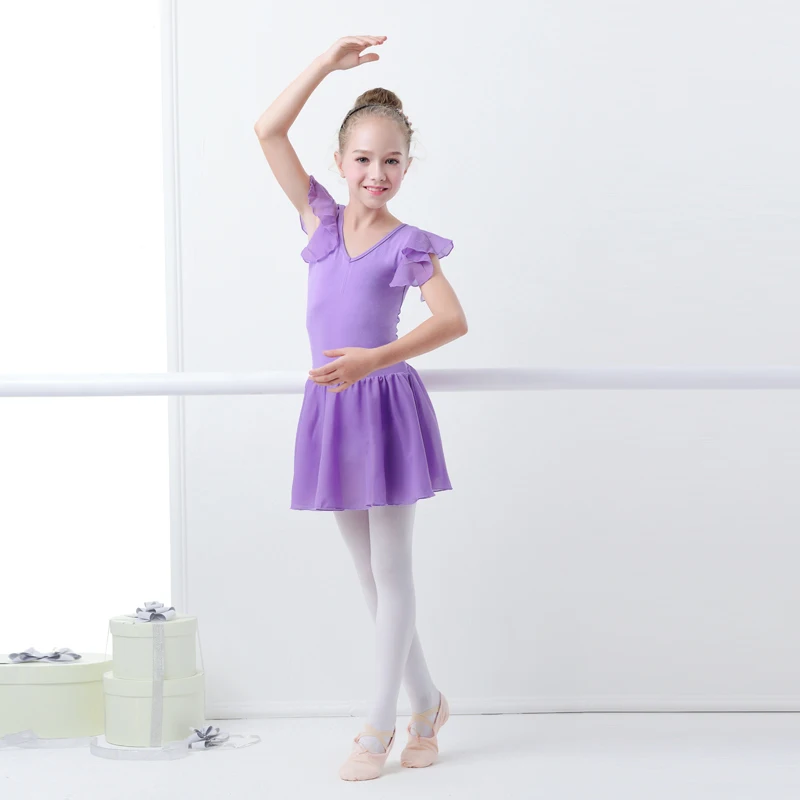 

Girls Pink Ballet Dress Professional Leotard Ballet Costume Kids Gymnastics Ballet Dance Dress Dancing Clothes Princess Skirt