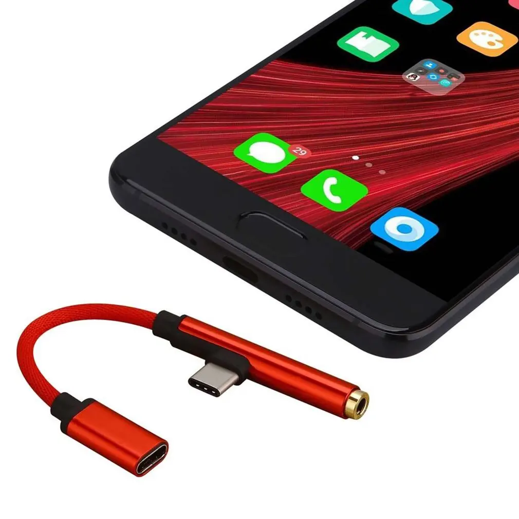 Usb type C до 3,5 Jack аудио зарядный кабель для Xiaomi 6 8 для huawei Mate10 P20 поддержка одновременной зарядки аудио выход