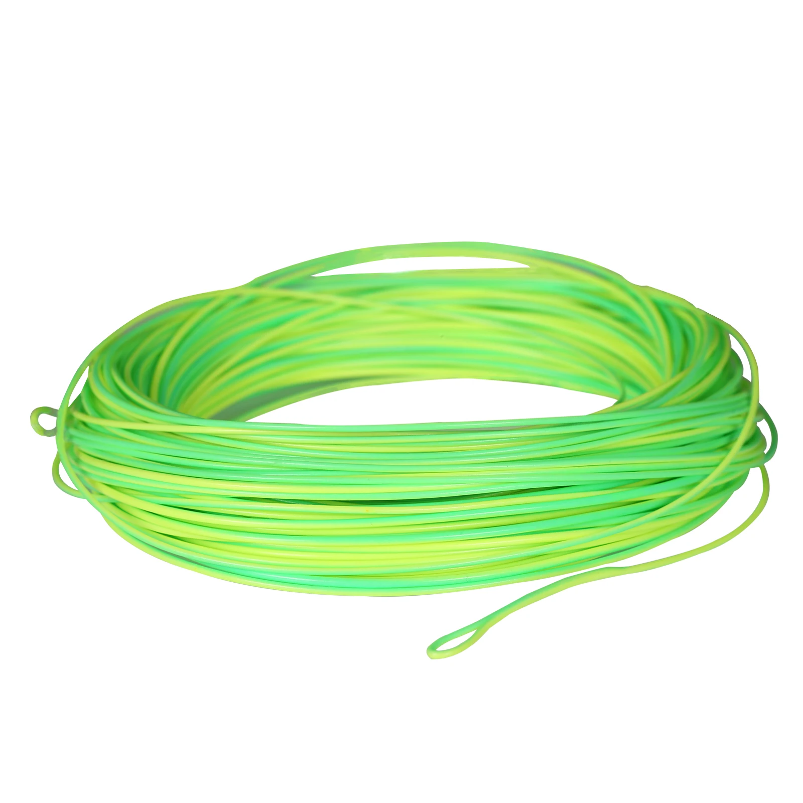 SF Fly Line All-Viz Bi-color Вес вперед плавающий Fly Fishing LineFluro желтый/озеро синий 100FT WF 4 6 7 8 9 F