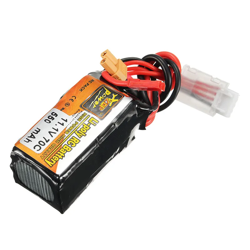 Аккумуляторная батарея ZOP Power 11 1 В 550 мАч 70C 3S с разъемом JST XT30|3s lipo battery|lipo batterybattery