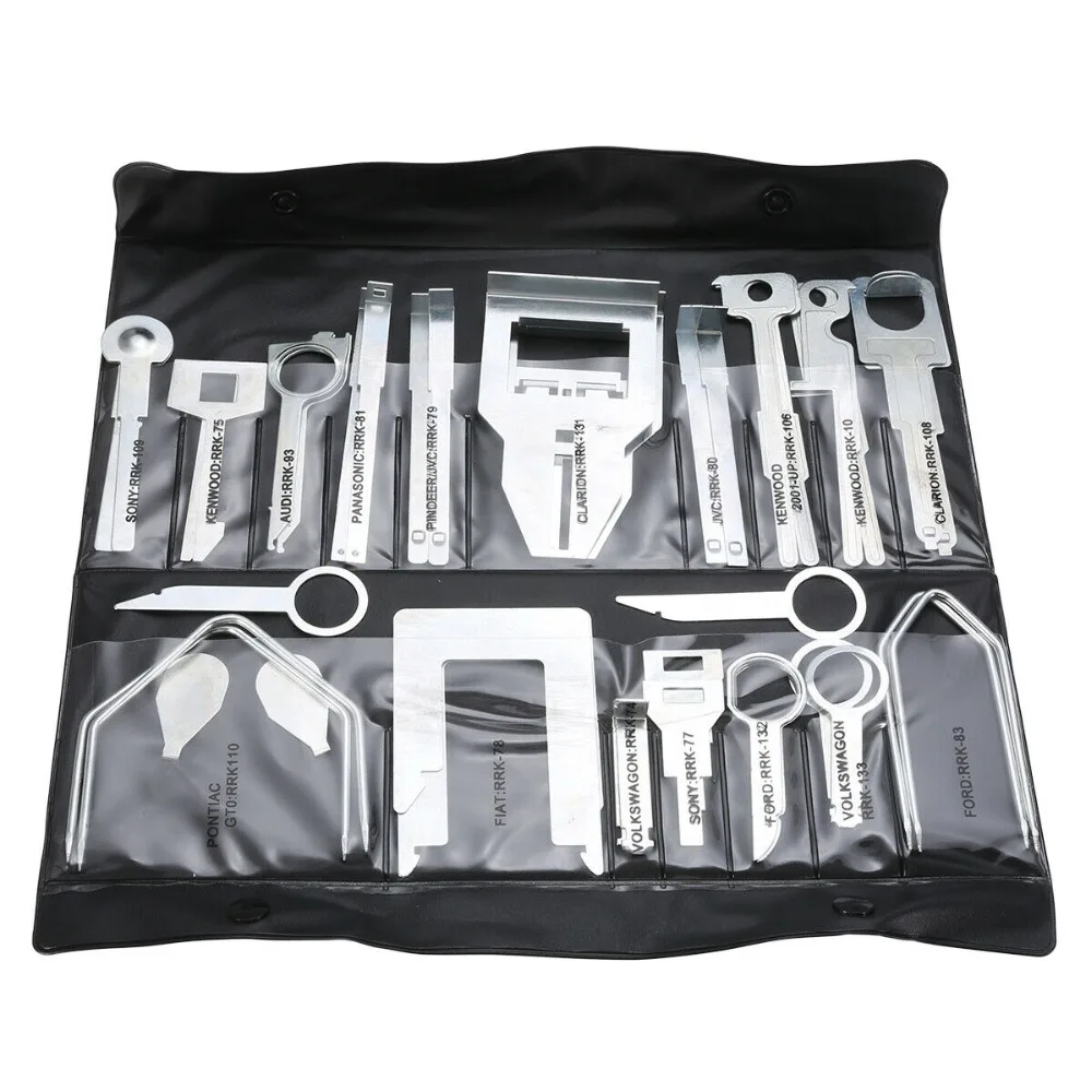 38 шт. инструменты для демонтажа автомагнитолы ключ комплект BMW Audi Ford Toyota|Клипсы и