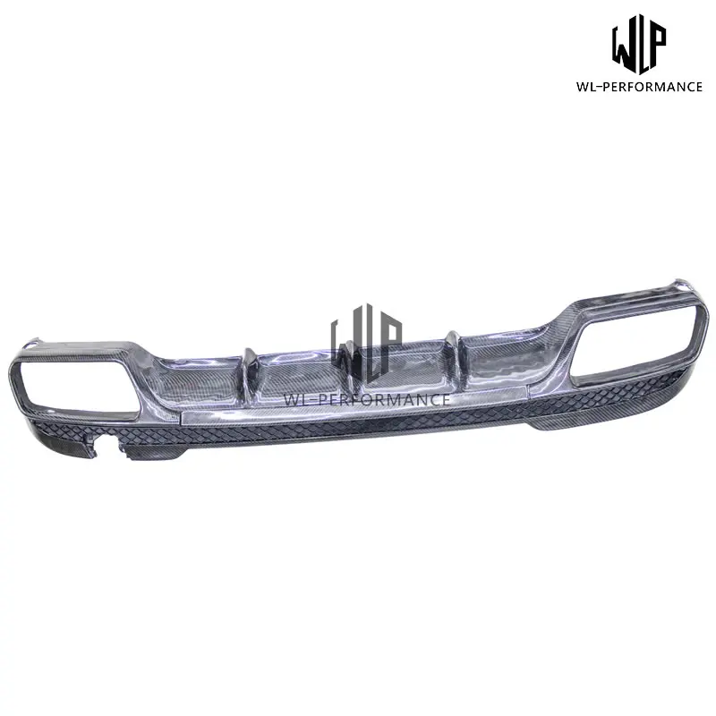 W212 высококачественный диффузор для губ из углеродного волокна автомобильный