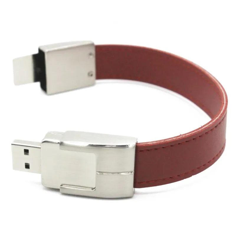 brown JASTER usb2.0 стиль коричневый/черный кожаный Модель usb 3,0 8 ГБ 16 ГБ 32 ГБ флэш-накопитель для флэш-накопителя хороший подарок - Цвет: brown