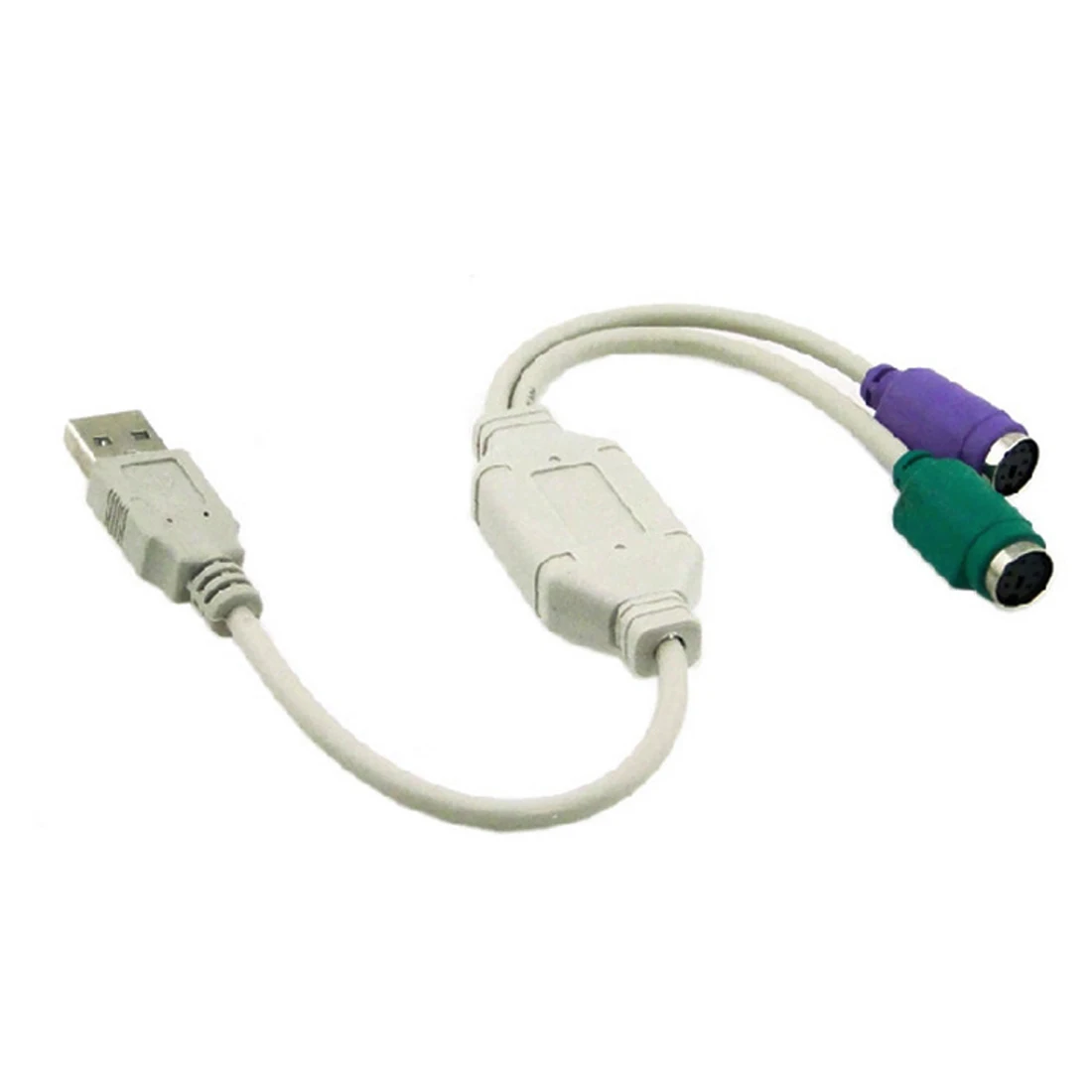 Высшее качество 1 шт. USB папа для PS/2 PS2 Женский конвертер Кабель адаптер шнура