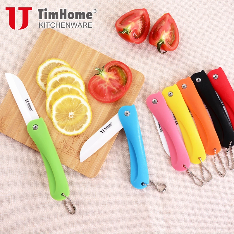 Складной керамический нож Timhome для кемпинга оригинальный складной 3 2 дюйма