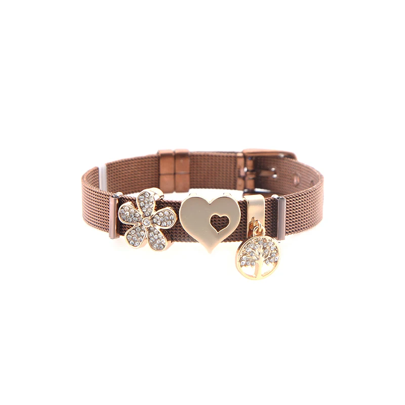 Набор сетчатых браслетов SANSHOOR Coffee в классическом стиле подарок на день матери