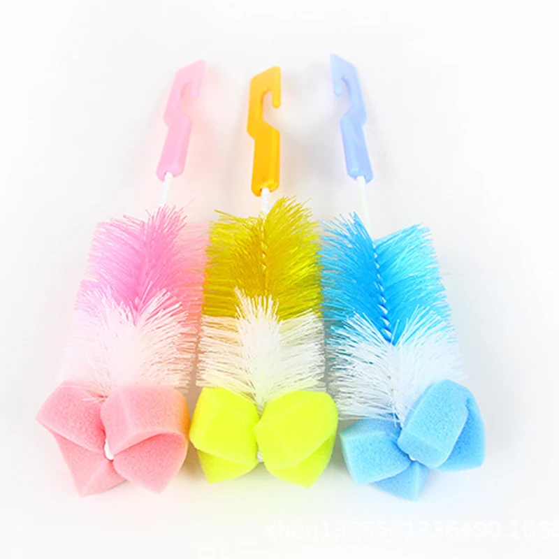 6 шт./компл. губчатая пластиковая стеклянная зернистая щетка для молока и воды