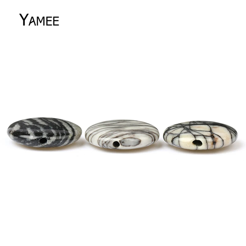 Бусины из натурального камня диаметром 18 мм черные круглые серпантиновые бусины