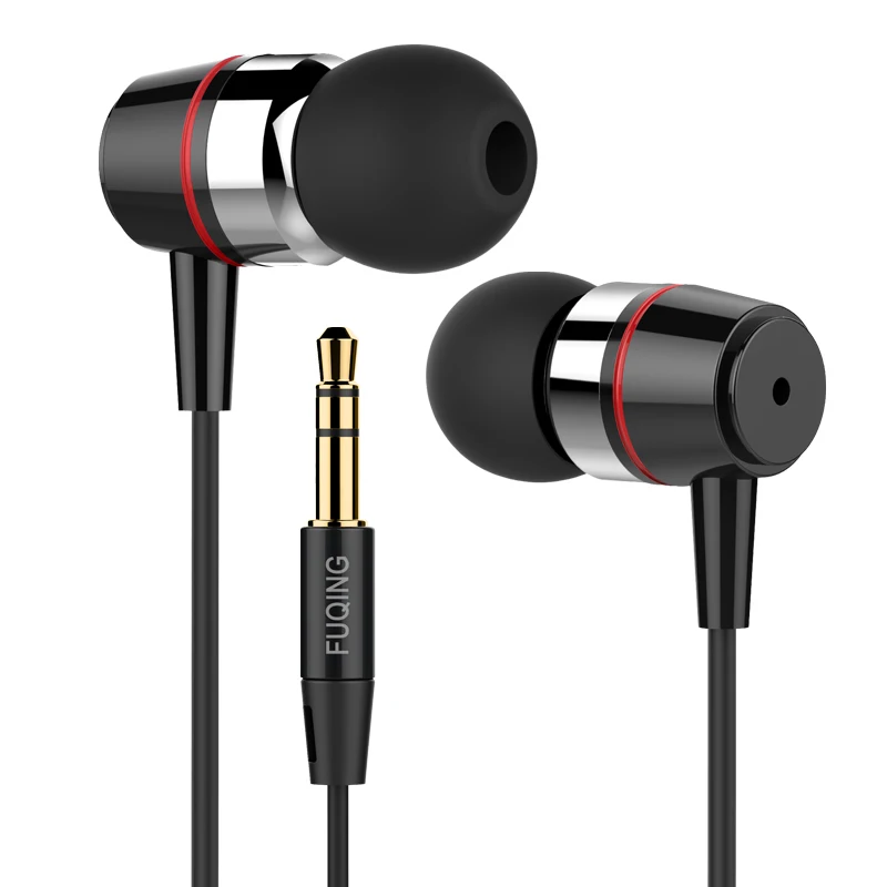 Наушники Super Bass металлические наушники мобильный компьютер MP3 универсальные 3 5 мм