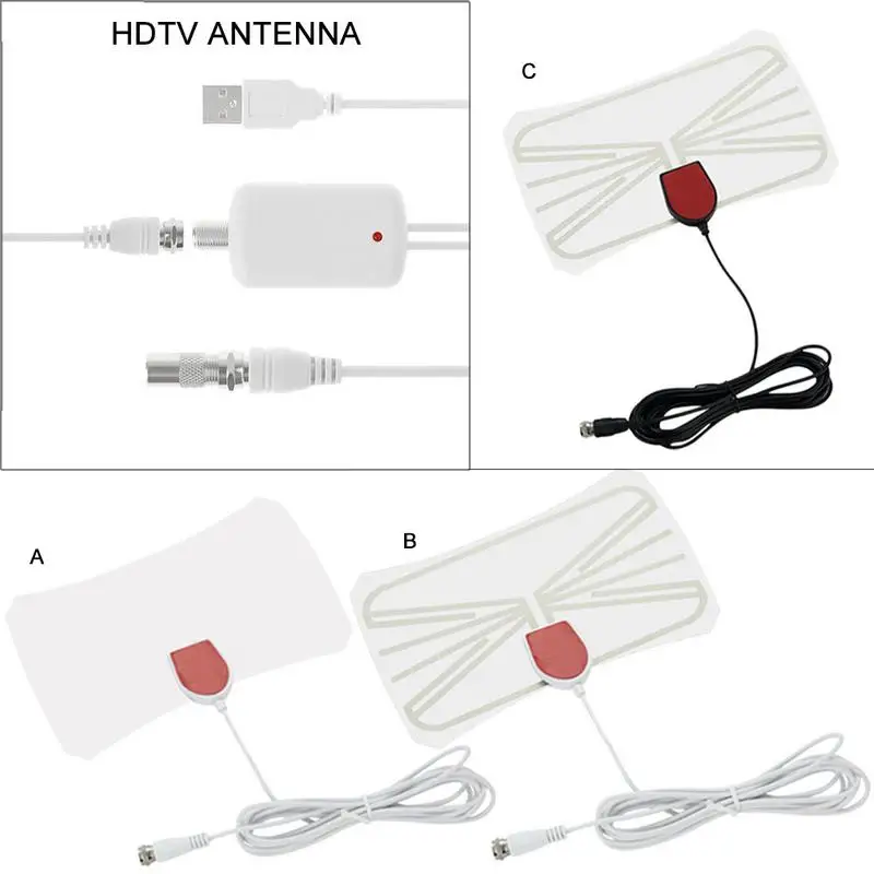 Спутниковый ТВ приемник Антенна цифрового ТВ усиленный Диапазон 80 милей 4 K HD VHF UHF Для Freeview для жизни местные каналы вещания