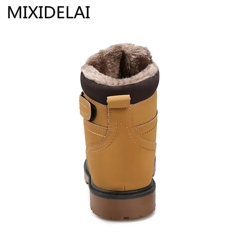 MIXIDELAI/теплые мужские зимние ботильоны из искусственной кожи; мужские осенние водонепроницаемые зимние ботинки; осенние ботинки для отдыха; мужская обувь; s