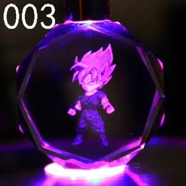 16 шт./компл. аниме Кристальный брелок с героями мультфильмов SON GOKU Wukong
