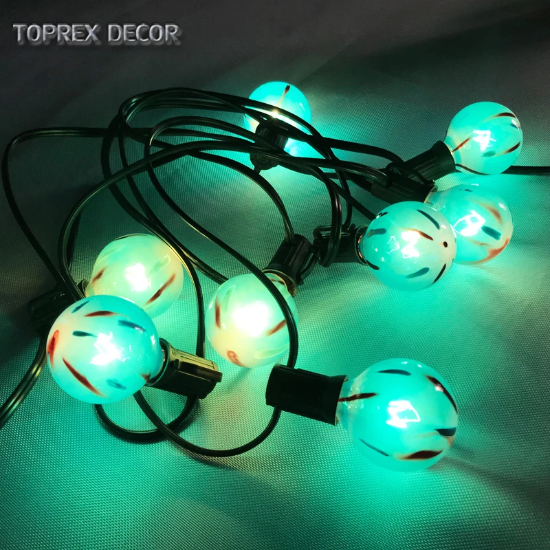 Toprex E12 patio lights длина 11 5 футов. Наружные гирлянды рождественские световые