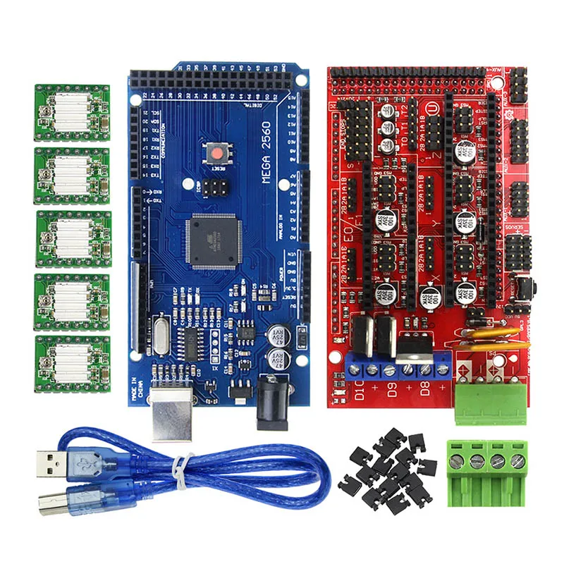 

Наборы 3D-принтеров LCD 12864 Ramps 1,4 Mega2560 A4988 Драйвер NK-Shopping