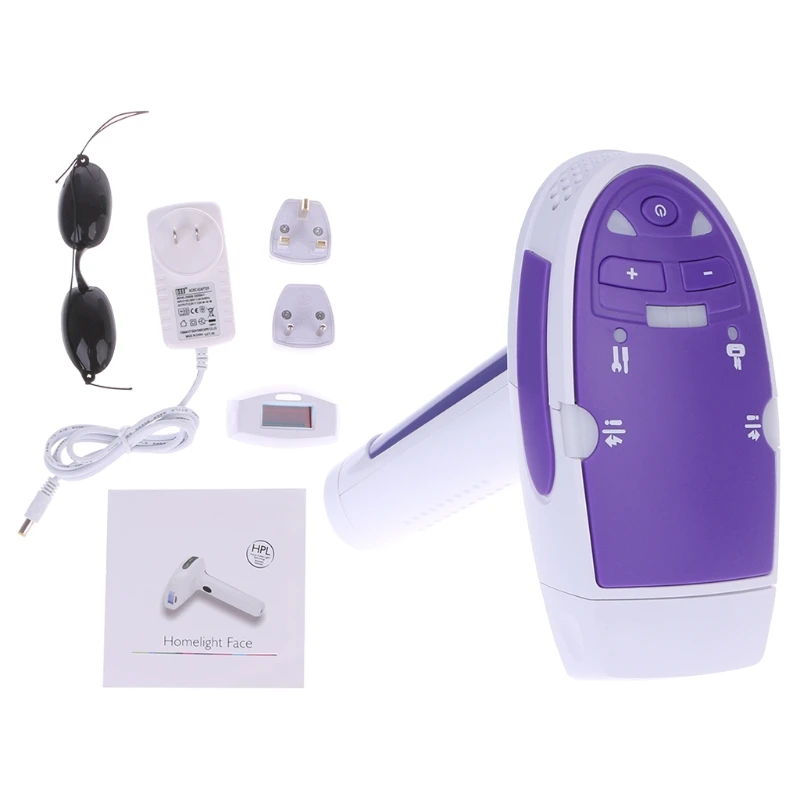 Purple Color 6000000 раз мигающий IPL лазер для удаления волос, машина для постоянного удаления волос, безболезненный депилятор для бритья, депилятор - Цвет: Purple Color