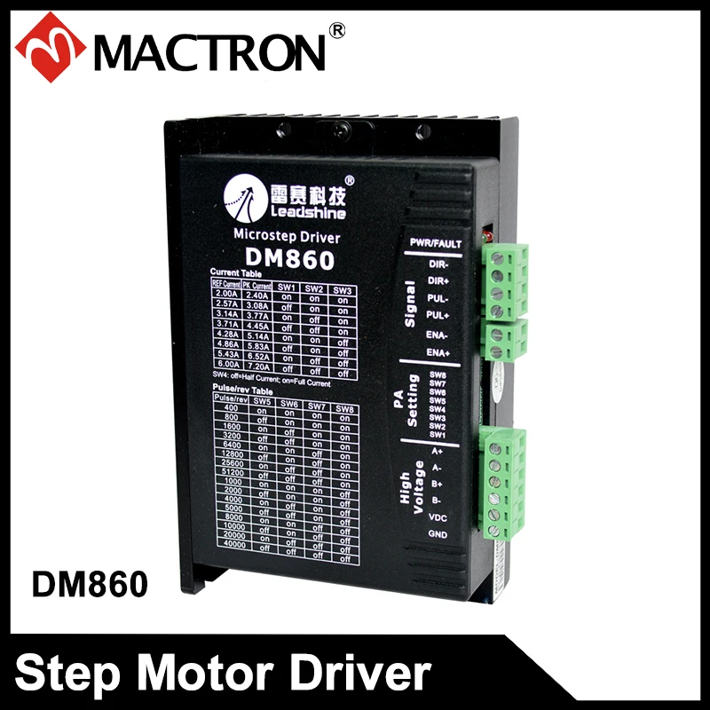 Высокая устойчивость 2 фазный драйвер двигателя DM860|driver motor|driver motor stepdriver step |