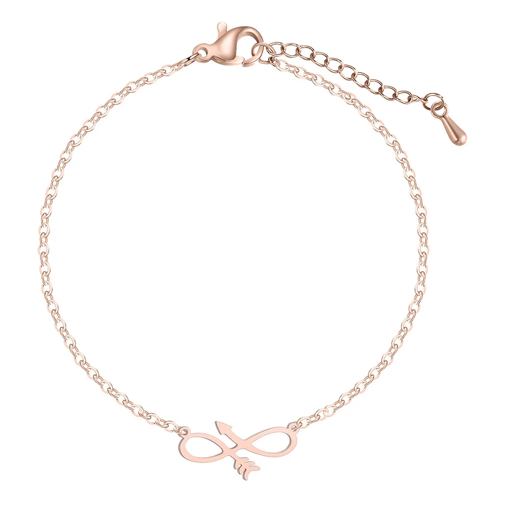 Creative Arrow Bracelet Stainless Steel Cute Number 8 Mother's Day Gift Gracias Regalo | Украшения и аксессуары