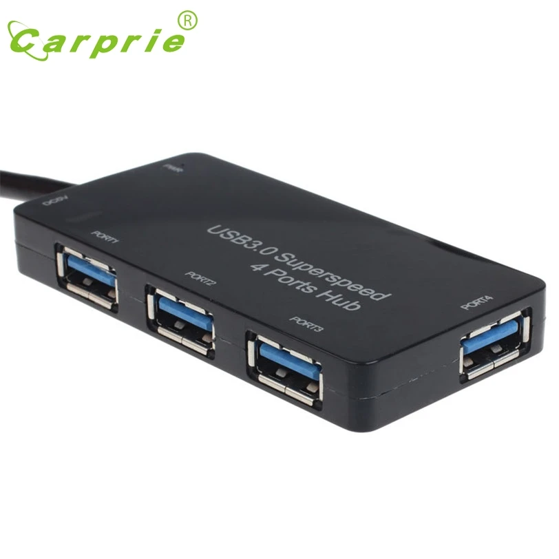 Компактный концентратор CARPRIE с питанием от USB 3 0 4 портовый Суперскоростной