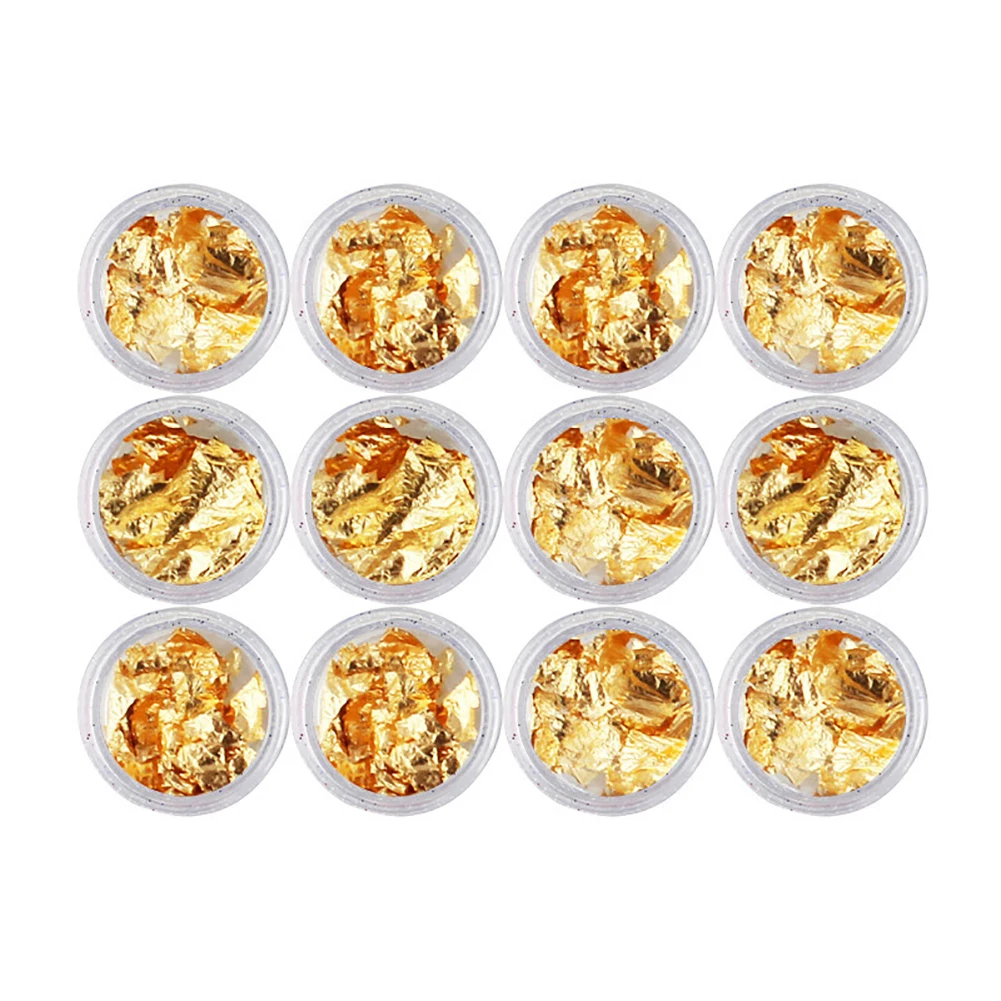 35 # Beauty Professional 12 шт. золотистые и Серебристые искусственные акриловые УФ гели