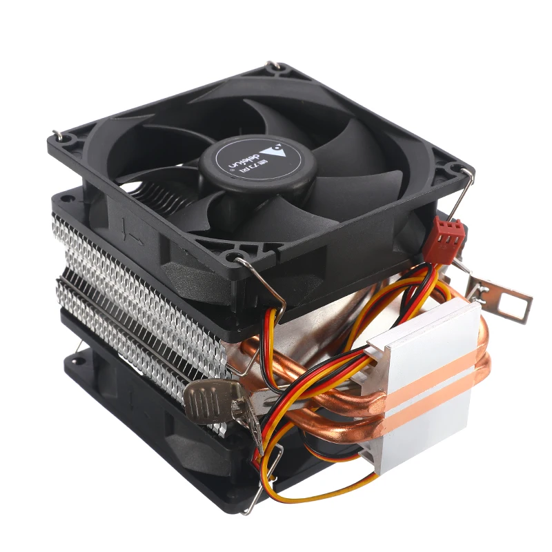 Двойной вентилятор процессора кулер радиатор тихий для Intel LGA775/1156/1155 AMD AM2/AM2 +/AM3| |
