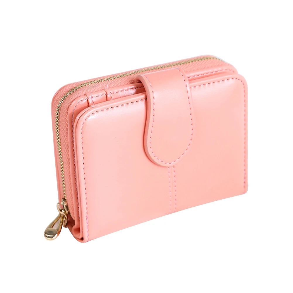 Винтажный Женский кошелек из искусственной кожи маленький держатель для карт