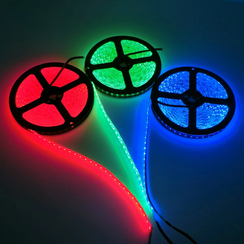 Светодиодная лента 3528 / 2835 120 LED/m IP65 водонепроницаемая гибкая светодиодная 12 В