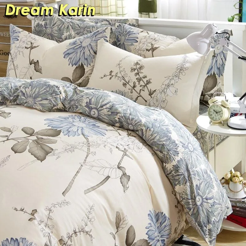 Dream Karin пасторальный цветочный Комплект постельного белья домашняя спальня