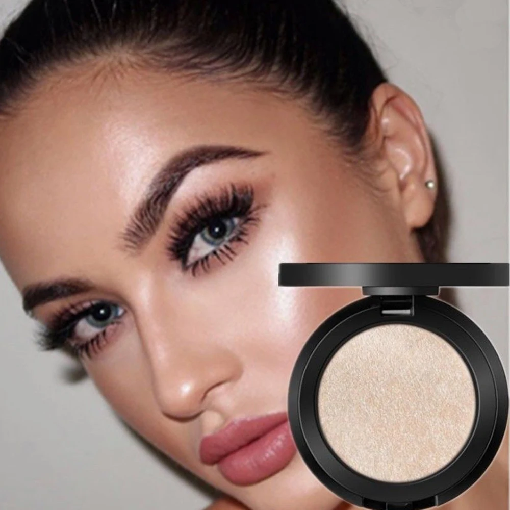 1 шт. Водонепроницаемый перламутровый для лица порошок Хайлайтер с эффектом загара Палетка для контурирования лица минеральная блеск основы красоты инструменты для макияжа лица