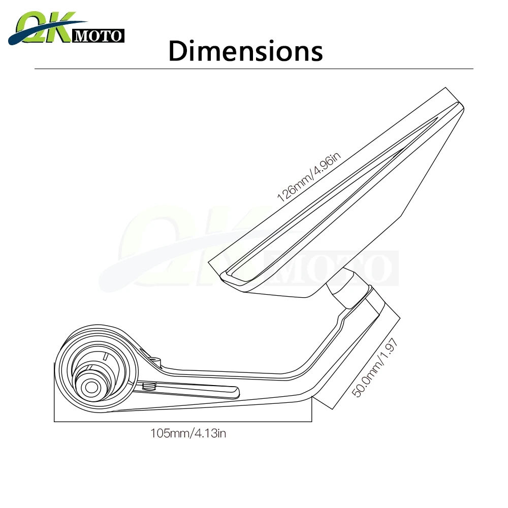 

For YAMAHA tmax 530 500 mt07 mt03 R1 R3 R6 HONDA SUZUKI STREET BIKE Universal Motorcycles Rearview Mirrors Rear View Mirror