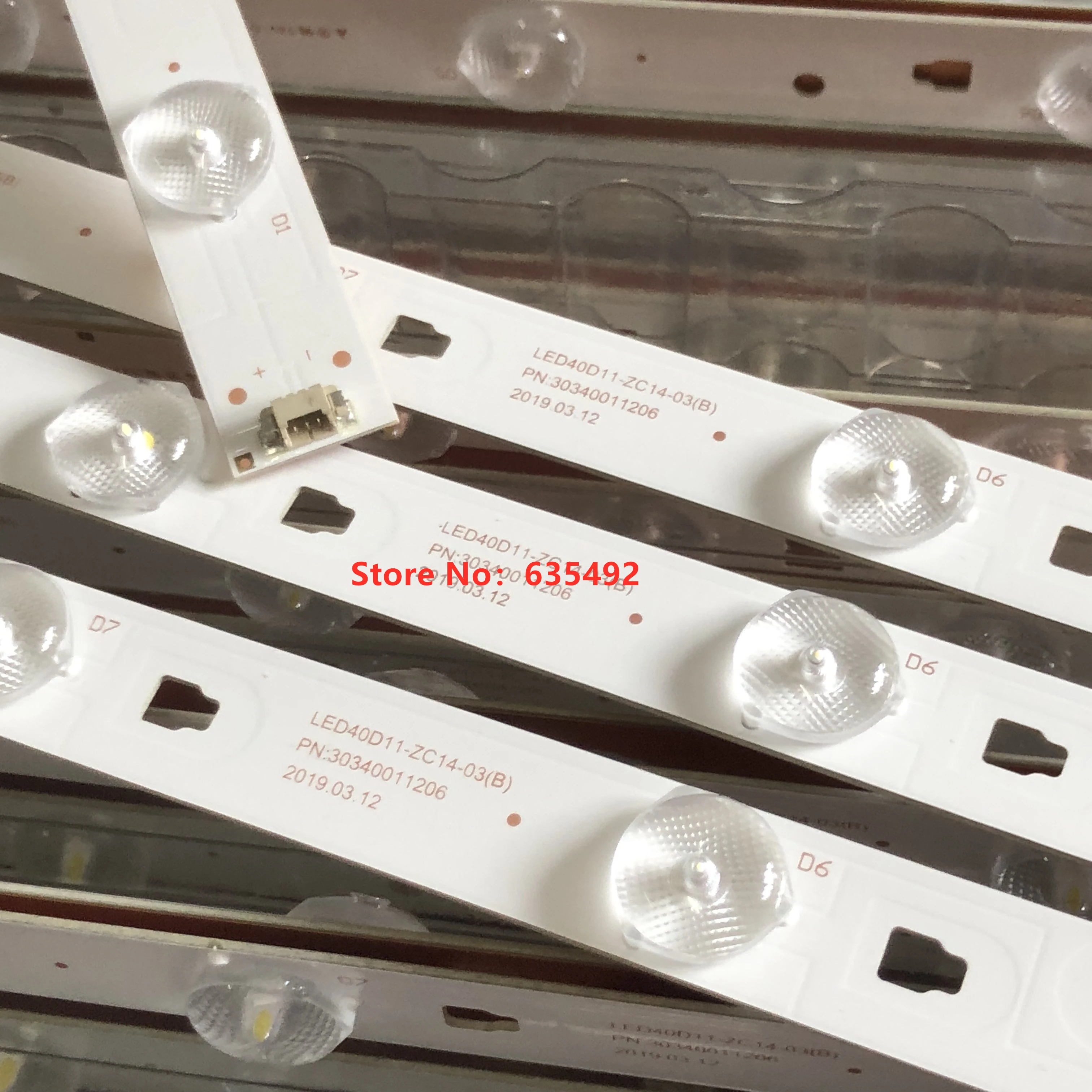 1 комплект = 4 шт. для LE40F3000WX LK400D3HC34J светодиодный подсветка JVC LT-40E71(A) светодиодный 40D11-ZC14-03(B) 30340011206 11 ламп