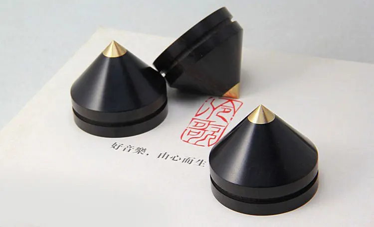 4 пары черных и металлических шипов 33 мм/трубчатый усилитель/динамик/Hiend шт.