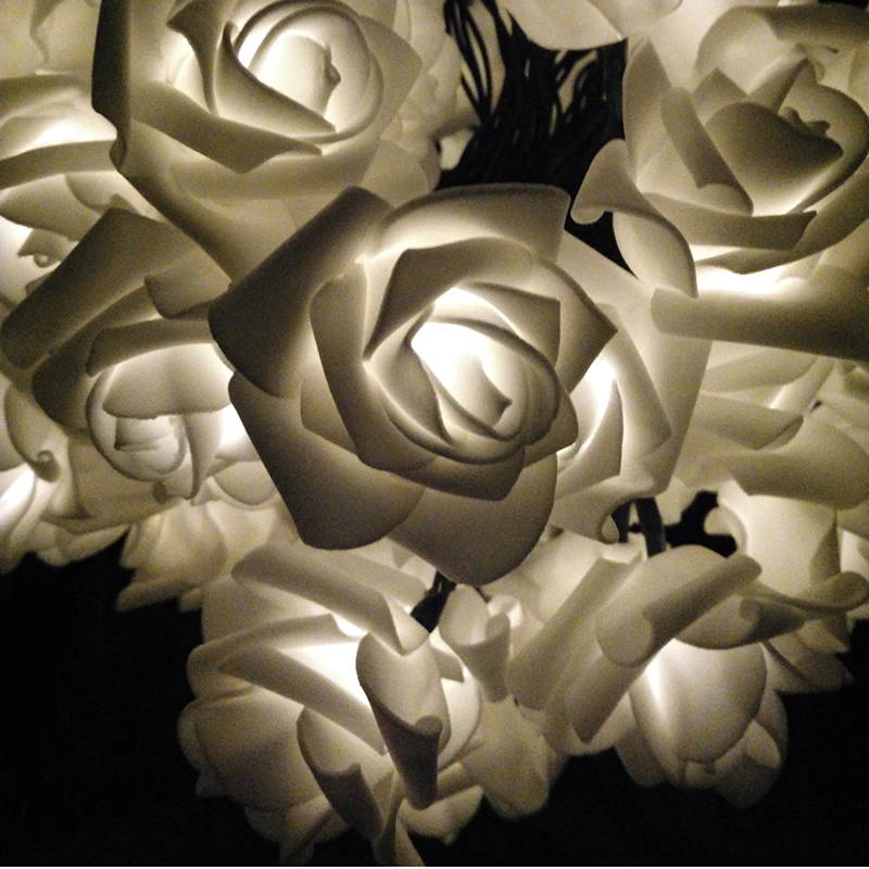 YIYANG RGB светодиодный светильник на солнечных батареях свадебные цветочные розы