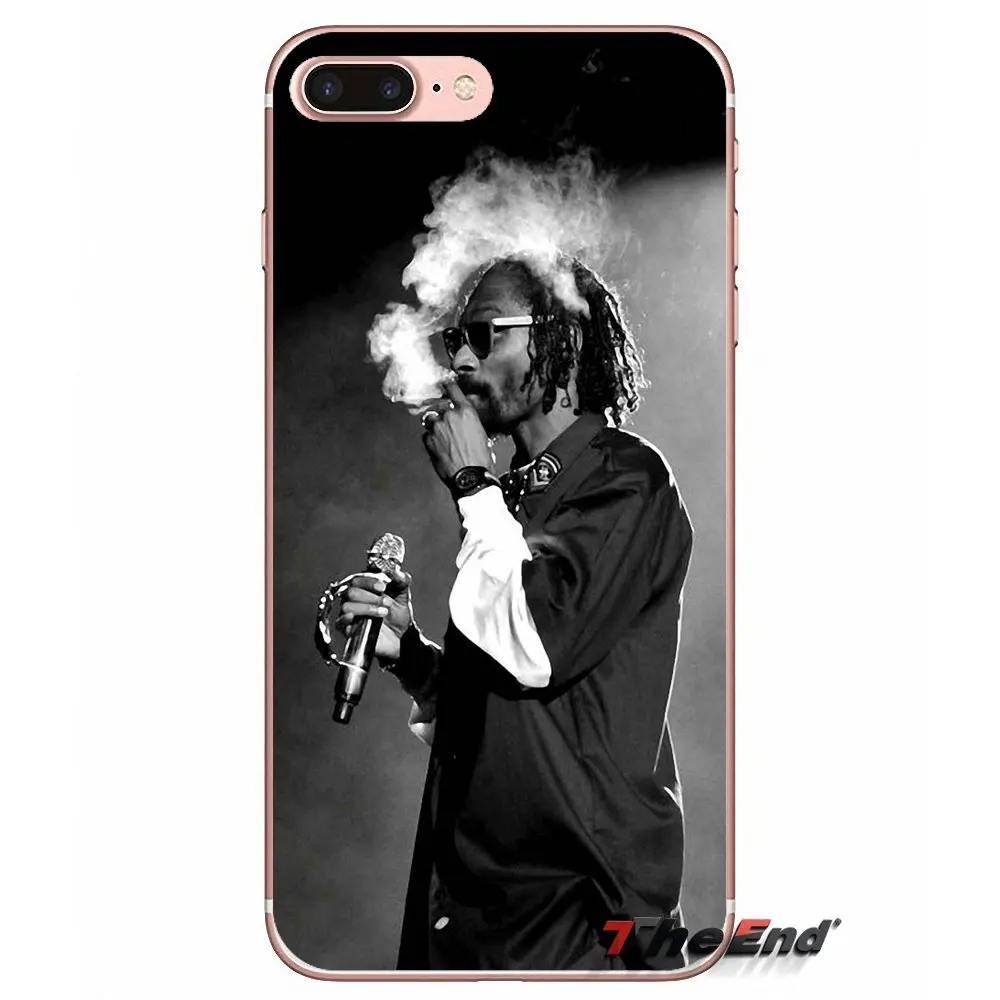 For iPhone X 4 4S 5 5S 5C SE 6 6S 7 8 Plus Samsung Galaxy J1 J3 J5 J7 A3 A5 2016 2017 Snoop Dogg Wiz Khalifa Clear TPU Case Capa | Мобильные