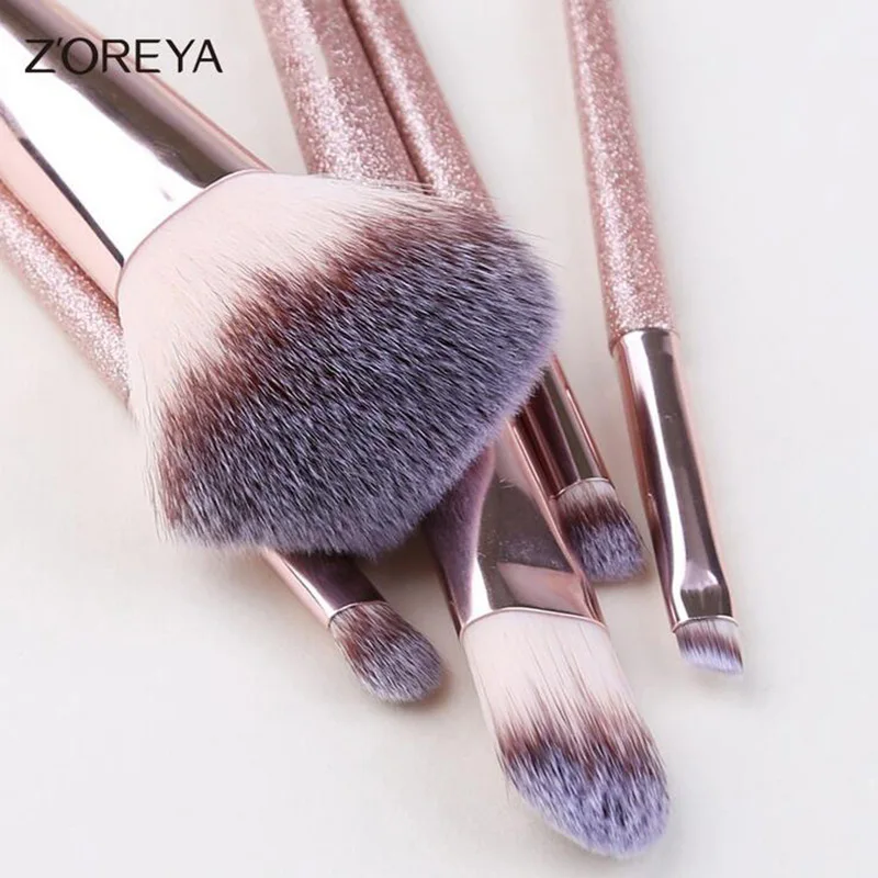 ZOREYA 5 шт. Новые кисти для макияжа бровей тени Пудра основа смешивание консилер