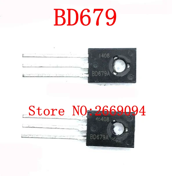 100 шт. Бесплатная доставка BD679 BD680 BD681 BD682 TO 126 4A 100V транзистор Дарлингтона 4 значения
