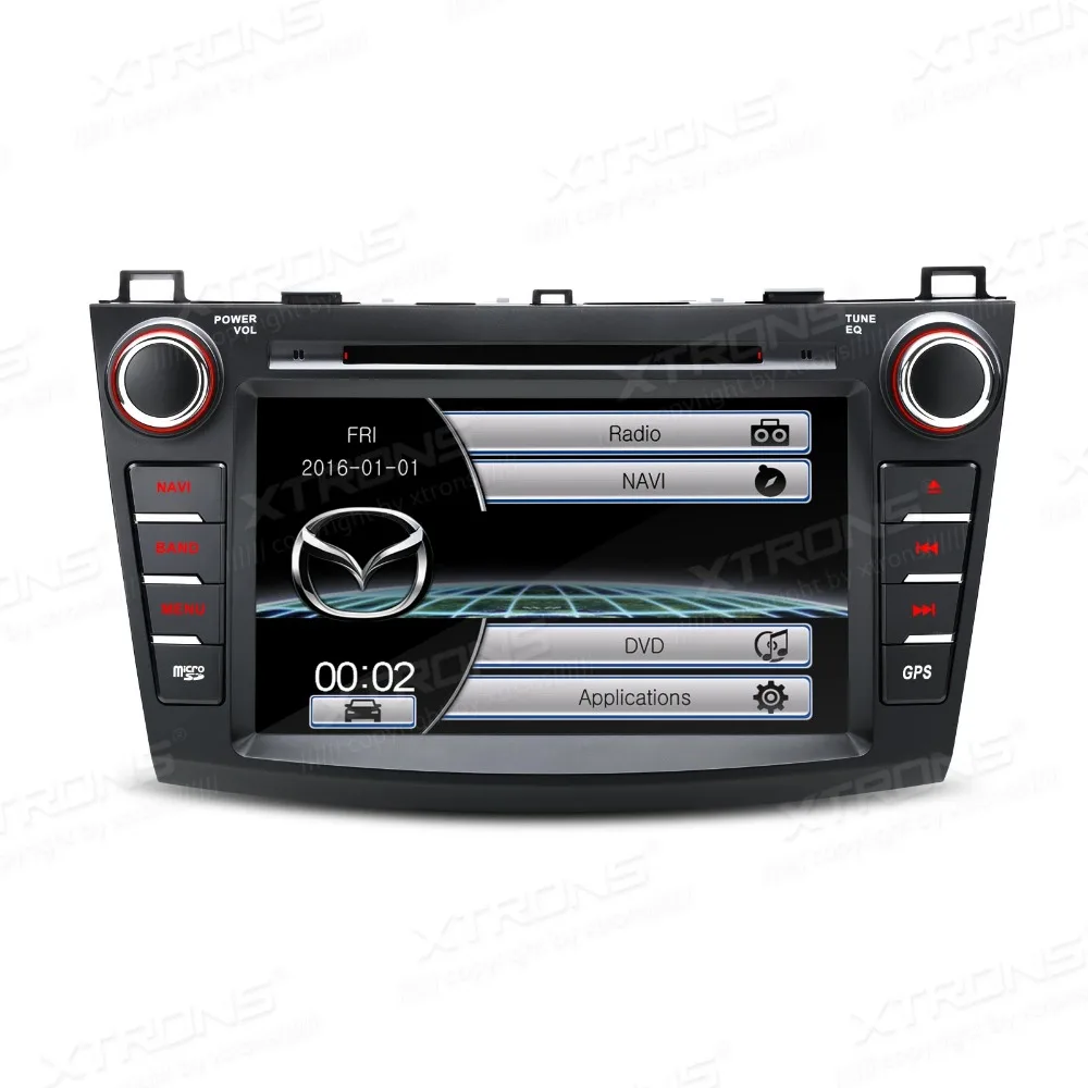 XTRONS 8 дюймов сенсорный экран 2 din автомобильный DVD плеер GPS навигации стерео MP4