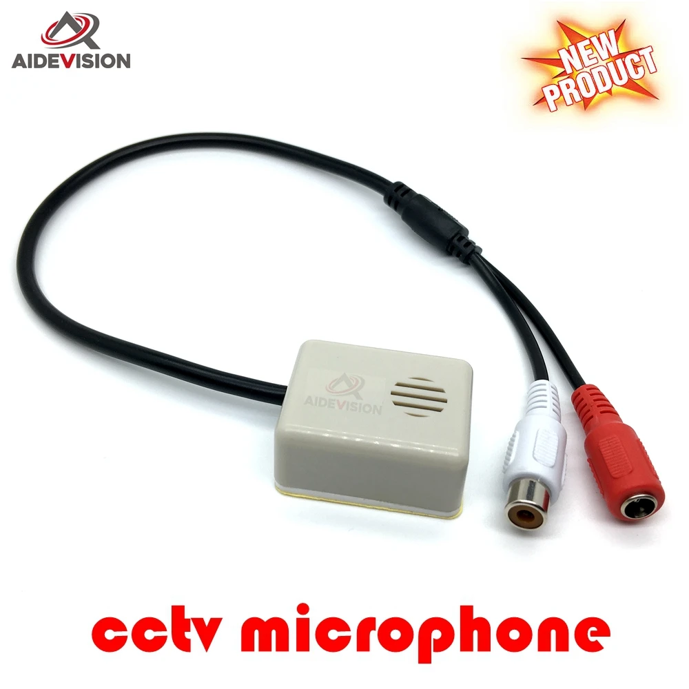 MINI видеонаблюдения микрофон звук Мониторы комплект Аудио Pick Up Устройство для DVR