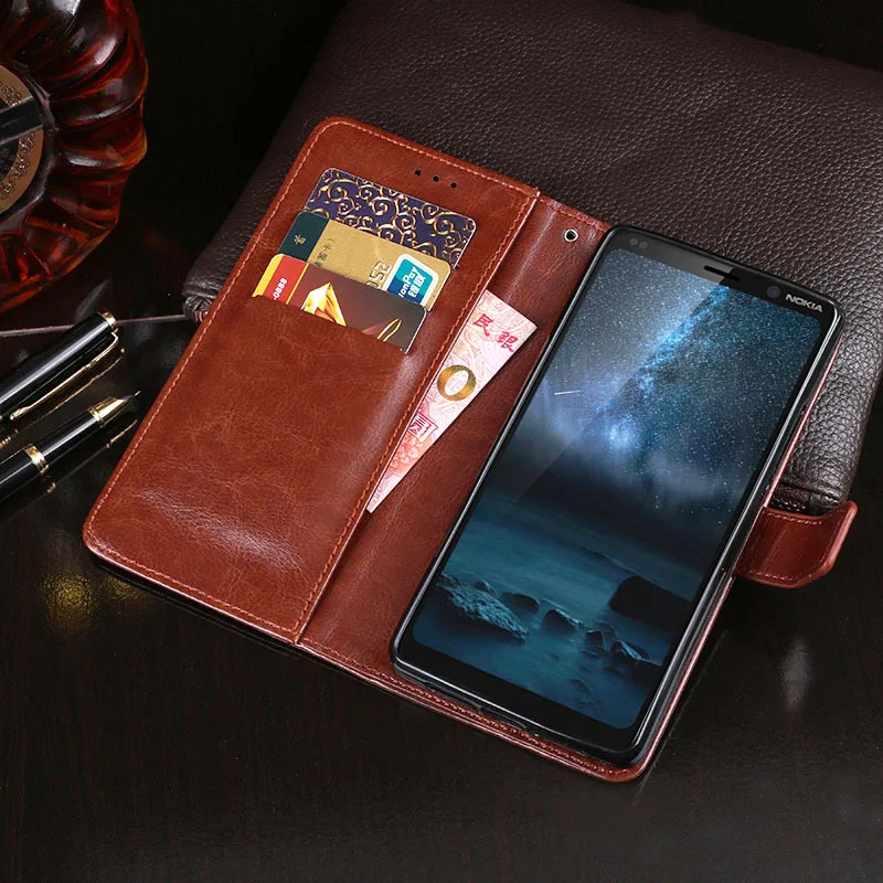 Новый чехол-кошелек в стиле книги для Nokia 9 PureView TA-1082 флип-чехол из искусственной