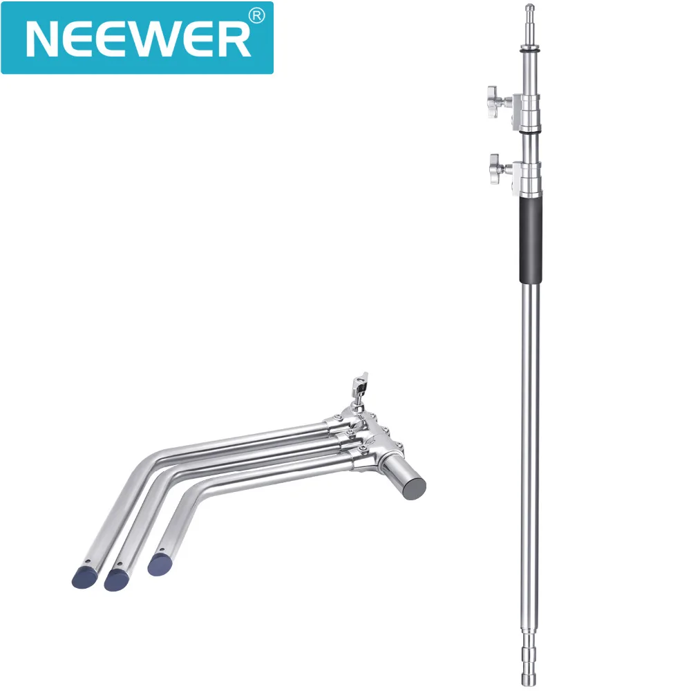 Neewer Нержавеющая сталь Heavy Duty C стенд для детей возрастом от 5 до 10 футов/1 3 м