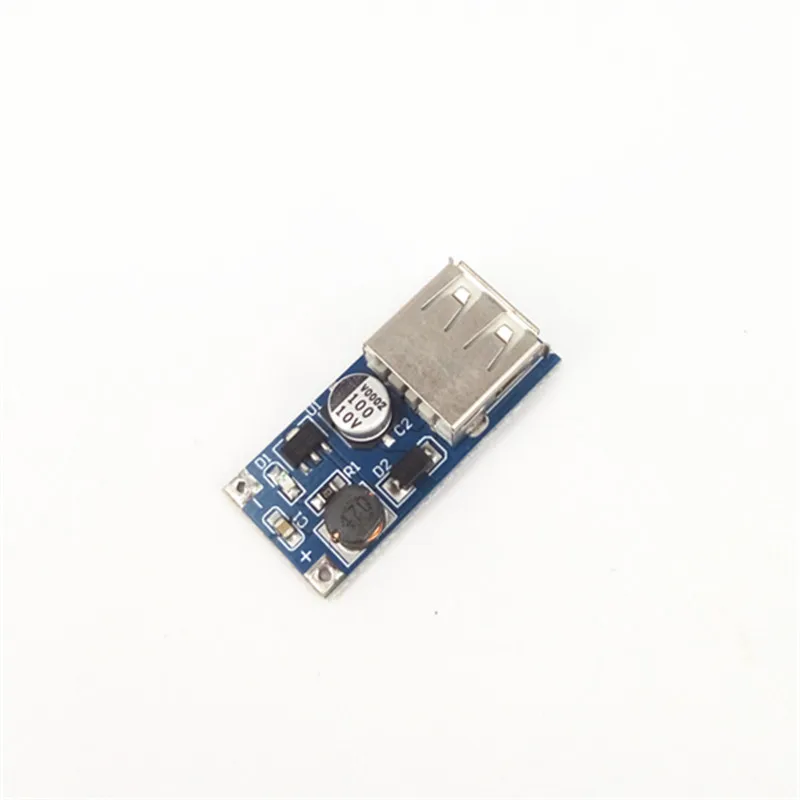 10 шт./лот синий DC напряжение на выходе USB Зарядное устройство Step Up мощность Boost